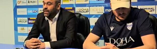Na konferenciji Nenada Lalatovića se pojavio i on, šmekerski izašao i rekao: "Biće ispraćen kako dolikuje..."