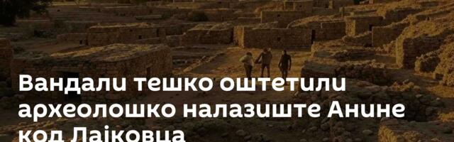 Вандали тешко оштетили археолошко налазиште Анине код Лајковца