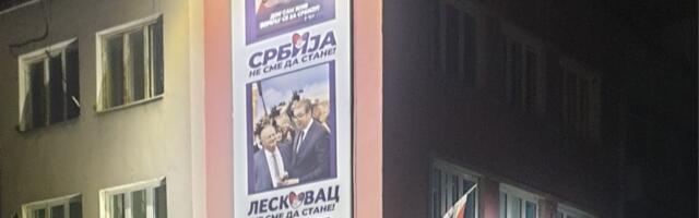 Zeleni ustanak Leskovac: Budžet grada oštećen za 2,5 miliona dinara zbog bilborda SNS-a