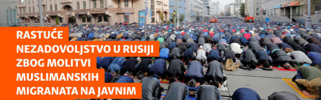 Rastuće nezadovoljstvo u Rusiji zbog molitvi muslimanskih migranata na javnim mjestima