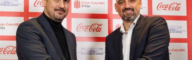 Coca-Cola je zlatni partner Beogradske arene