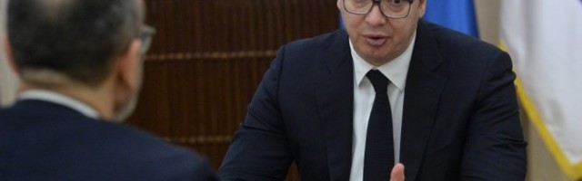Vučić se sastao sa ambasadorom Evropske unije u Srbiji Fabricijem! /Foto/
