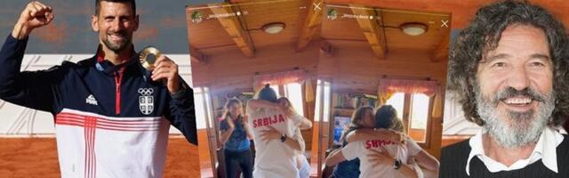 Ovako porodica Jovanović slavi Noletovu pobedu: Gagi skakao od sreće, pa poleteo njima u zagrljaj (VIDEO)