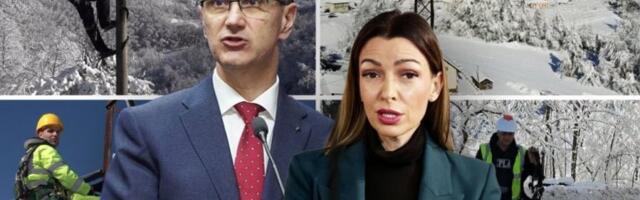 ONI SU RADILI U NAJTEŽIM USLOVIMA! Macut i Mesarovićeva sa radnicima EDS i JP "Srbijašume" koji su bili na terenu tokom padavina (VIDEO)