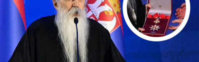 "CRKVA JE JEDAN OD NAJVAŽNIJIH STUBOVA NAŠEG IDENTITETA, ISTORIJE I DRŽAVNOSTI": Poručio je vladika Irinej nakon što mu je uručen Sretenjski orden