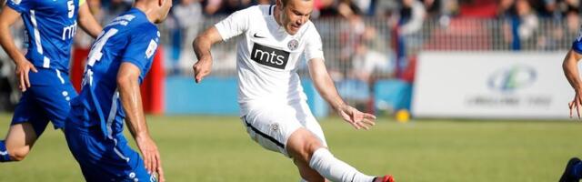 POLUVREME: Radnik - Partizan 1:1
