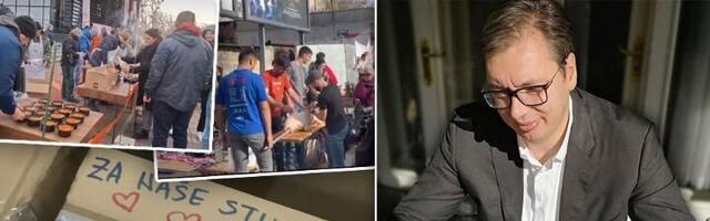 PRIČA O TRI PRASETA Vučiću krivo što narod hrani studente