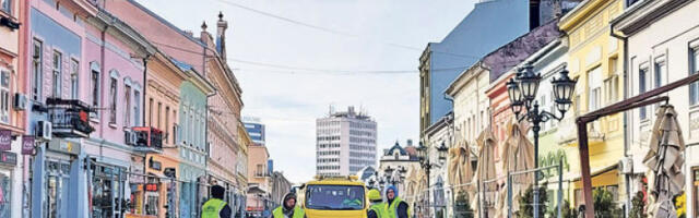 Об­у­ста­вљен тен­дер за радове у центру града