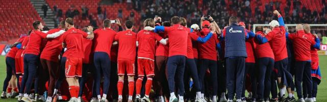 Slavlje u svlačionici Zvezde: Snimak posle osvojene titule zapalio navijače (VIDEO)