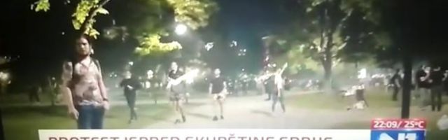 (VIDEO) KAKVO "NEZAVISNO" IZVEŠTAVANJE N1! Momak počeo da nabraja čiji su huligani, a reporter ga odjavio!