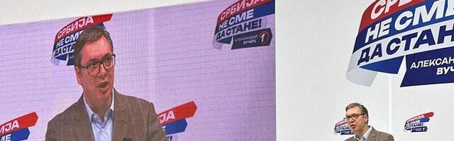 Predizborni skup Srpske napredne stranke večeras u sportskoj hali „Veliki park”