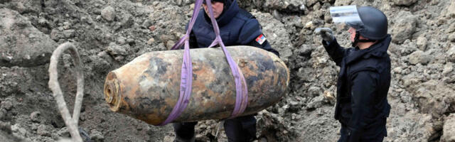 Са градилишта уклoњена бомба из Другог светског рата