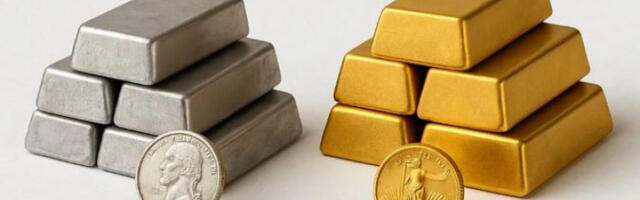 Цена сребра рекордно висока, цена злата смањена након јачања долара
