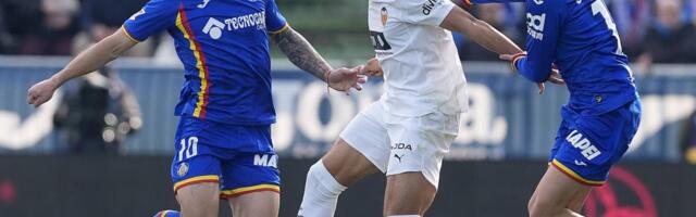 SLEPI MIŠEVI POBEGLI IZ ZONE ISPADANJA: Valensija na gostovanju pobedila Hetafe