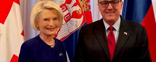 RAZGOVARALI O ZAJEDNIČKIM PRIORITETIMA: Ambasadorka SAD u Švajcarskoj na sastanku sa ambasadorom Srbije