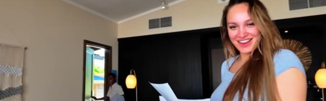 K'o puštena s lanca: Marko snima Lunu i ne veruje - Obučena ušla u vodu (VIDEO)