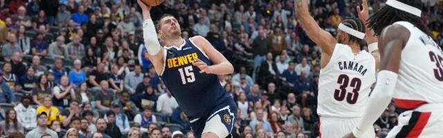 Novi strašan tripl-dabl Nikole Jokića: Denver stigao minus 18, pa srušio Portland u produžetku (VIDEO)