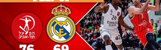 Hapoel preživeo užasan početak, pa posle preokreta produžio seriju sa Madriđanima!