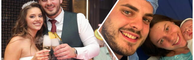 Marko (23) i Sandra (21) za 6 meseci napravili svadbu od 620 ljudi i dobili sina! Mladi tata prisustvovao porođaju, prizor koji je video promenio mu život FOTO