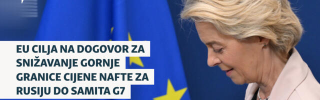 EU želi dogovor o snižavanju gornje granice cijene nafte za Rusiju do samita G7