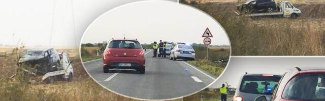 Jedna osoba poginula, druga povređena: Detalji nesreće na putu Zrenjanin-Melenci (FOTO)