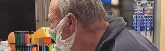 HIT FOTKA Snašao se za masku: "Priprema za nove sojeve"