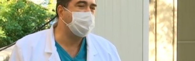 (VIDEO) ISPRED GAK VIŠEGRADSKA POSTAVLJEN TUNEL ZA DEZINFEKCIJU Preduzete mere na najvišem nivou da virus ne uđe u kliniku