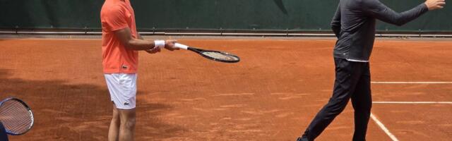 Telegraf at Djokovic's training after 100th title: Nole sparred with player who revealed he considered suicide