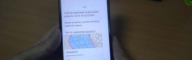 RHMZ pokrenuo SMS sistem za prenos hitnih informacija: Najviše snega očekuje se na zapadu Srbije