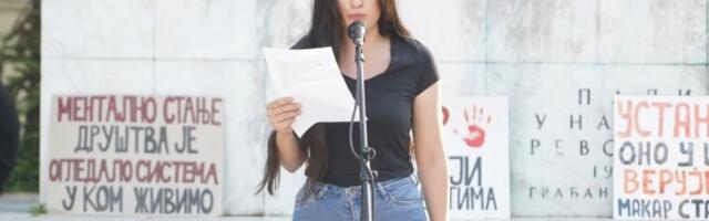 "Ne tražim sažaljenje, već pravdu": Snažna poruka studentkinje koja je udarena na blokadi