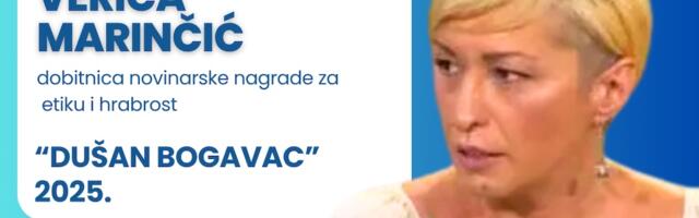 Novinarki Verici Marinčić Nagrada Dušan Bogavac