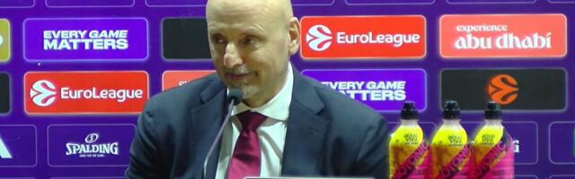 Saša Obradović upozorava pred Partizan: "Energetski smo potrošeni posle Panatinaikosa"