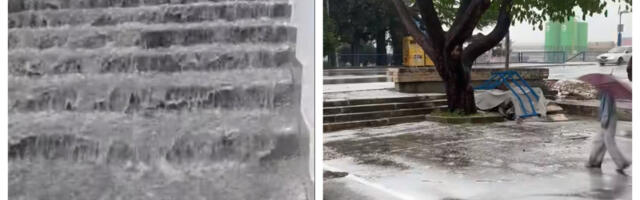 Tuče grad i veje sneg, teku reke ulicama: Nestvarni prizori iz Hrvatske (VIDEO)