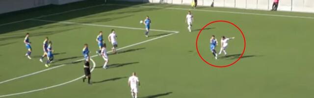 Srbija videla gol kakav se retko viđa: Ognjenovu raketu iz voleja s 30-ak metara i kamera jedva ispratila!