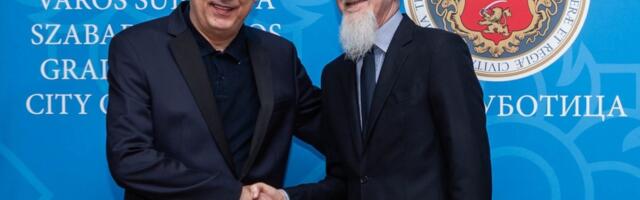 Subotica: Gradonačelnik Bakić se sastao sa ambasadorom Italije Lukom Gorijem