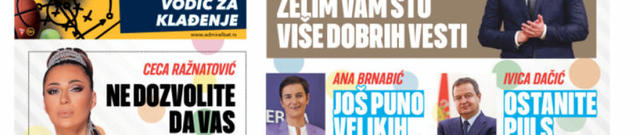 DANAS NAM JE DIVAN DAN! Predsednik Vučić: Želim vam što više dobrih vesti!