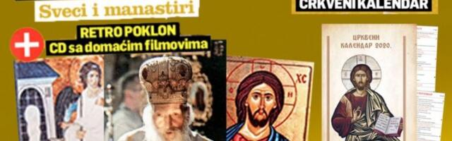 NE PROPUSTITE DANAŠNJE IZDANJE SRPSKOG TELEGRAFA! Uz kupljene novine dobijate magnet iznenađenja sa motivima svetaca i manastira ili CD sa domaćim filmovima! SUTRA DELIMO CRKVENI KALENDAR!