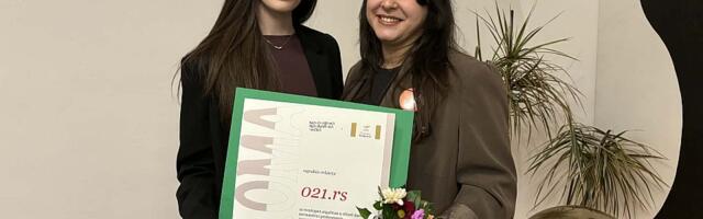 Redakciji portala 021.rs dodeljena nagrada "Marina Kovačev"