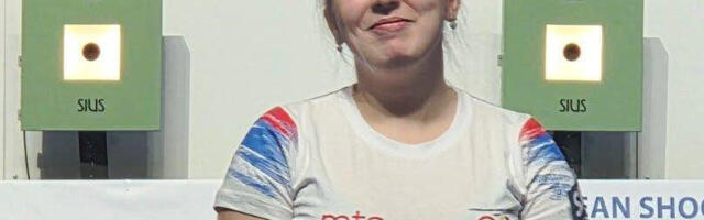 Leskovčanka Lena Ristić, takmičarka Streljačkog kluba “GT”, prvakinja Evrope u kategoriji juniorki