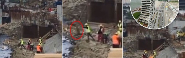 Radnici Beograda na vodi bacaju otpad u Savu?! (VIDEO)
