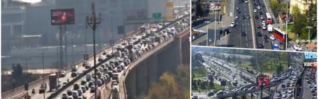 GUŽVE NA SVE STRANE, NE ZNA SE GDE SU KOLONE DUŽE: Gazela se jedva pomera, na Autokomandi krkljanac, Brankov ka Novom Beogradu mili a radno vreme uveliko počelo