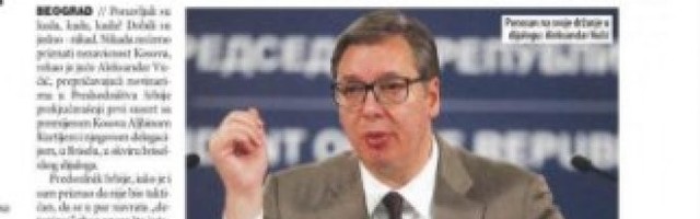 Đilasovska novina dobila instrukciju: PO SVAKU CENU KURTIJA PREDSTAVITI KAO DOBROG MOMKA, A VUČIĆA KAO ZLOTVORA! Foto