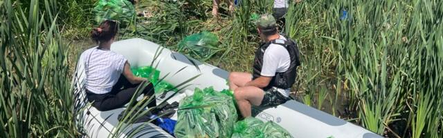 Čišćenje gornjeg dela jezera Međuvršje (VIDEO)