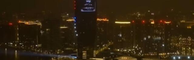 Kula Beograd svetli u čast najvećeg državnog praznika: Neverovatan prizor, ovo morate pogledati (VIDEO)