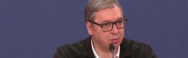 POSEBNO VELIKI BROJ LjUDI JE STIGAO IZ UNUTRAŠNjOSTI ZEMLjE Vučić: "Posebno sam ponosan na policiju i bezbednosne službe"