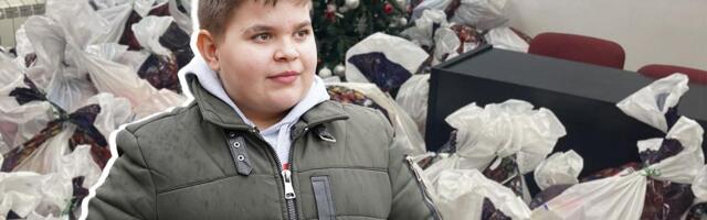 Mali humanitarac iz Bačke Palanke (14) već deci podelio prve paketiće: Iza ovog poteza krije se tužna priča