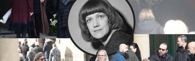 POTRESNE SCENE NA SAHRANI SENKE VELETANLIĆ! Sestra Bisera i sin Vasil primaju saučešća! (GALERIJA)