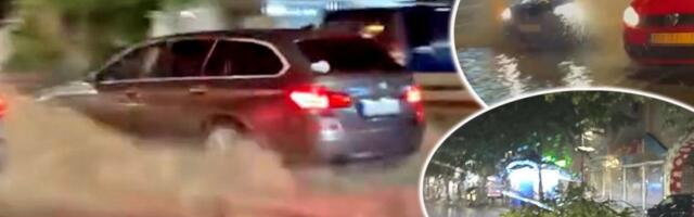 Apokaliptični snimci iz Beograda! Za kratko vreme pala velika količina kiše (FOTO, VIDEO)