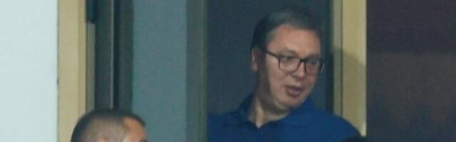 Vučić gleda Zvezdu protiv Bodea (FOTO)