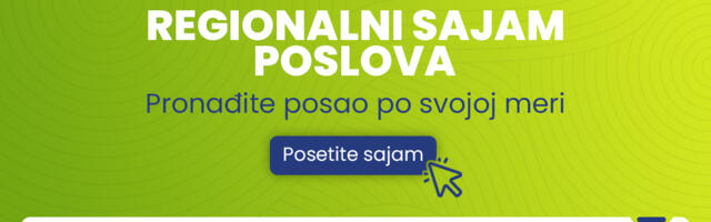 Počeo Regionalni sajam poslova sa preko 400 prilika za zaposlenje